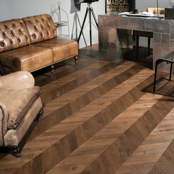 Chevron Semi-Solid Wood Flooring